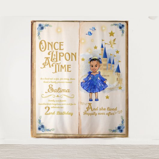 ストーリーブックのフォトブックの背景 タペストリー (正面)