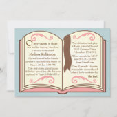 ストーリーブックのベビーシャワー招待状 招待状 (正面)