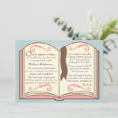 ストーリーブックのベビーシャワー招待状 招待状 (スタンド正面)