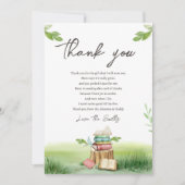 ストーリーブックの新しい章が開始サンキューカード 招待状 (正面)