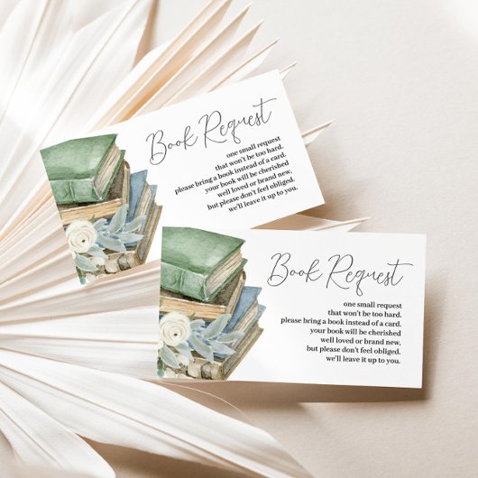 ストーリーブックをテーマにした新しいチャプターブックリクエスト エンクロージャーカード