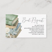 ストーリーブックをテーマにした新しいチャプターブックリクエスト エンクロージャーカード (正面)