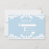 ストーリーブックウェディングRSVPカードの後に幸せに 出欠カード (正面)