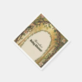 ストーリーブックウッドランドフォレストベビーシャワー スタンダードカクテルナプキン (角)