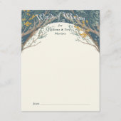 ストーリーブックウッドランドフレンズ赤ちゃんシャワー囲み アドバイスカード (正面)