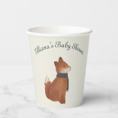 ストーリーブックウッドランドフレンズBunnyベビーシャワー 紙コップ (裏面)