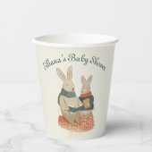 ストーリーブックウッドランドフレンズBunnyベビーシャワー 紙コップ (正面)