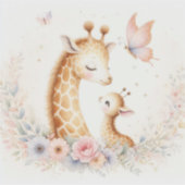 ストーリーブックウッドランドベビーズキリン&ベビー シール (正面)