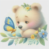 ストーリーブックウッドランドベビーズベア&バタフライ シール (正面)