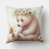 ストーリーブックウッドランドベビーズベア&ビー クッション (裏面)