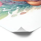 ストーリーブックウッドランドベビー鹿とチムンク ポスター (コーナー)