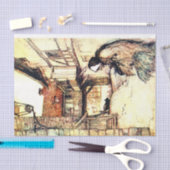 ストーリーブックオールドレディヴィンテージデコページティッシュペーパー 薄葉紙 (クラフト)