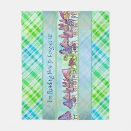 ストーリーブックカエル フリースブランケット