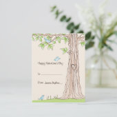 ストーリーブックキッズバレンタインカード シーズンカード (スタンド正面)