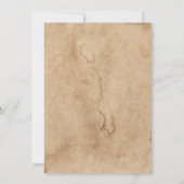 ストーリーブックキャッスル童話ヴィンテージ誕生日パーティー 招待状 (裏面)