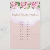 ストーリーブックキャラクターマッチベアーガールベビーショウ (裏面)