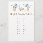 ストーリーブックキャラクターマッチベアーベアーベビーベイビーシャワー (裏面)