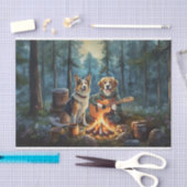 ストーリーブックキャンプファイアドッグス、アウトドアミュージック 薄葉紙 (クラフト)