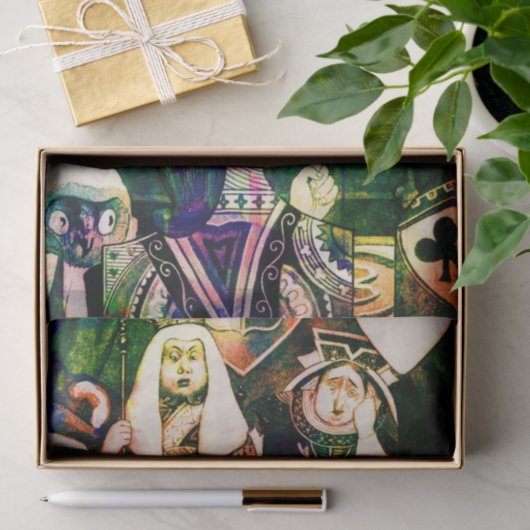 ストーリーブックキングおもしろいクイーンヴィンテージの切り離し 薄葉紙 (ギフト)