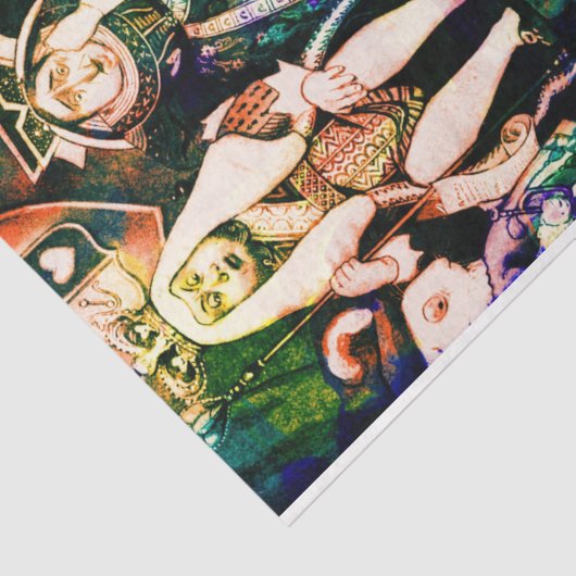 ストーリーブックキングおもしろいクイーンヴィンテージの切り離し 薄葉紙 (詳細)