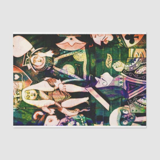 ストーリーブックキングおもしろいクイーンヴィンテージの切り離し 薄葉紙 (正面)