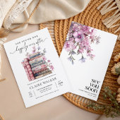 ストーリーブックコケットブック新しいチャプターブライダルシャワー 招待状