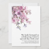 ストーリーブックコケット本第1章誕生日 招待状 (裏面)