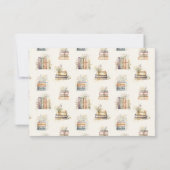 ストーリーブックサンキューカード新しいチャプターのワイルドフラワー サンキューカード (裏面)