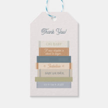 ストーリーブックスタック新しいチャプター赤ちゃんシャワーありがとう