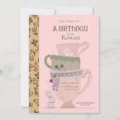 ストーリーブックチルドレンの誕生日パーティーへの招待 招待状 (正面)