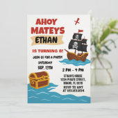 ストーリーブックトレジャーマップテーマ 子供へ 招待状 (スタンド正面)