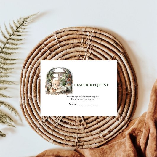 ストーリーブックニューチャプターおむつラッフルリクエスト エンクロージャーカード