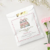 ストーリーブックニューチャプターピンクリボンガールベビーシャワー フェイバーバッグ (封をした状態)