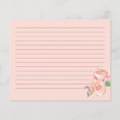 ストーリーブックニューチャプターブライダルシャワーレシピカード (裏面)