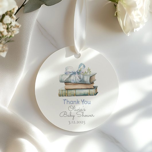 ストーリーブックニューチャプターブルーボウありがとう フェイバータグ