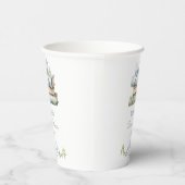 ストーリーブックニューチャプターブルーボウ男の赤ちゃんシャワー 紙コップ (右)