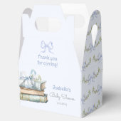 ストーリーブックニューチャプターブルーボーイベビーボウシャワー フェイバーボックス (オープン)