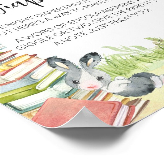 ストーリーブックニューチャプター深夜おむつ ポスター (角)