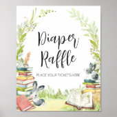 ストーリーブックニューチャプター赤ちゃんシャワーおむつラッフル ポスター (正面)