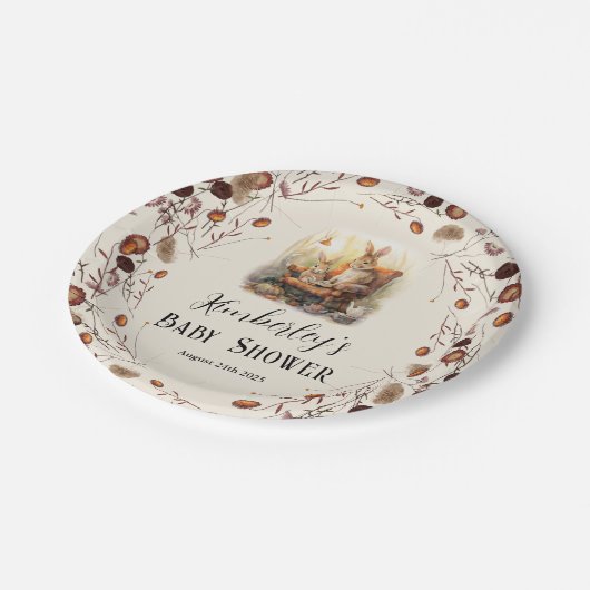 ストーリーブックニューチャプター赤ちゃんシャワークラシック物語 ペーパープレート (アングル)