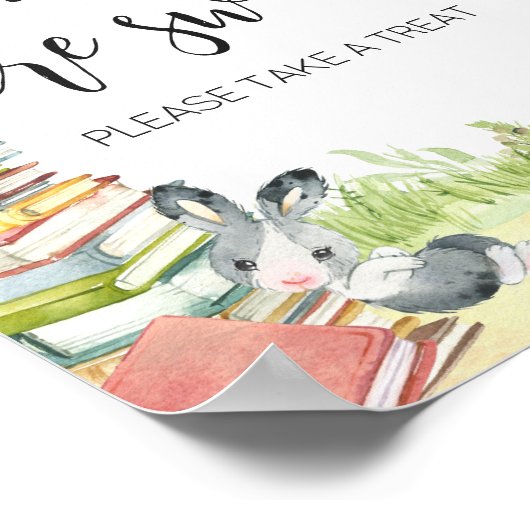 ストーリーブックニューチャプター赤ちゃんシャワーベビーは甘い ポスター (角)