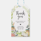 ストーリーブックニューチャプター赤ちゃんシャワーメッセージカード ギフトタグ (正面)