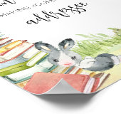 ストーリーブックニューチャプター赤ちゃんシャワー封筒ステーション ポスター (角)