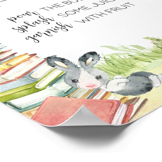 ストーリーブックニューチャプター赤ちゃんシャワー母オサバー ポスター (角)