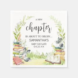 ストーリーブックニューチャプター赤ちゃんシャワー スタンダードカクテルナプキン