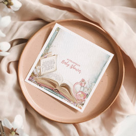 ストーリーブックニューチャプター赤ちゃんシャワー スタンダードカクテルナプキン