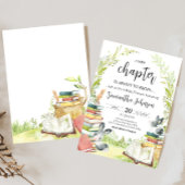 ストーリーブックニューチャプター赤ちゃんシャワー 招待状