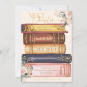 ストーリーブックネクストチャプターフローラブライダルシャワー 招待状 (正面)
