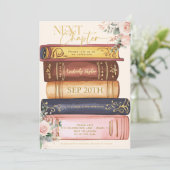 ストーリーブックネクストチャプターフローラブライダルシャワー 招待状 (スタンド正面)