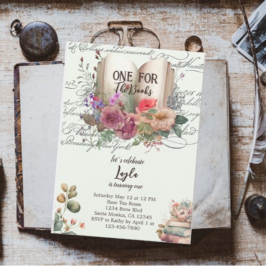 ストーリーブックファースト誕生日 招待状